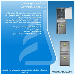 کمد نگهداری مواد شیمیایی PARSLAB